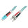 DIGITUS LWL Patchkabel LC -> ST 2.00m Multimode Duplex OM3