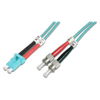 DIGITUS LWL Patchkabel LC -> ST 3.00m Multimode Duplex...