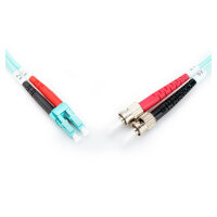 DIGITUS LWL Patchkabel LC -> ST 3.00m Multimode Duplex OM3
