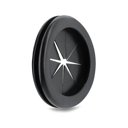 Delock Gummi Kabeldurchführung rund Ø 50 mm schwarz