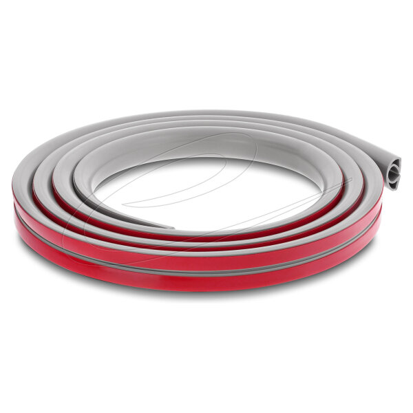 Delock Kabelkanal PVC flexibel 20 x 10 mm - Länge 2 m grau