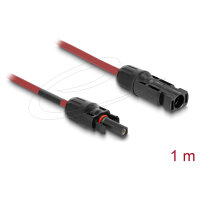 Delock DL4 Solar Kabel 6 mm² Stecker zu Buchse 1 m rot