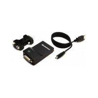 Lenovo USB 3.0 to DVI/VGA Monitor Adapter - Adapter -...