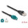 Delock Kabel HSD Z Buchse zu RJ45 Stecker 0,5 m