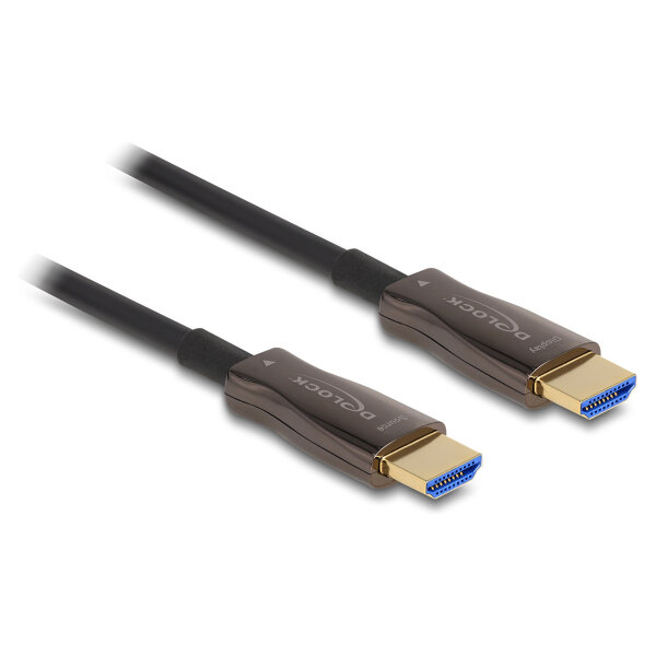 Delock Aktives Optisches HDMI Kabel mit Metallarmierung 8K 60 Hz 10 m