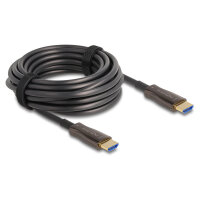 Delock Aktives Optisches HDMI Kabel mit Metallarmierung 8K 60 Hz 10 m