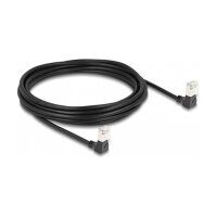 Delock RJ45 Netzwerkkabel Cat.6A S/FTP Slim 90° unten...