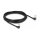 Delock RJ45 Netzwerkkabel Cat.6A S/FTP Slim 90° unten / unten gewinkelt 5 m schwarz