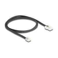 Delock Telefonkabel RJ45 Stecker zu RJ11 Stecker schwarz 1 m
