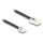 Delock Telefonkabel RJ45 Stecker zu RJ11 Stecker schwarz 3 m