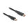Delock USB 2.0 Daten- und Schnellladekabel USB Type-C™ Stecker zu Stecker PD 3.1 140 W mit Leistungsanzeige 1,20 m