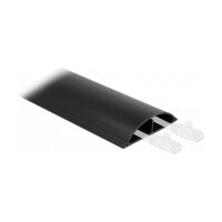 Delock Kabelkanal selbstklebend 89 x 21 mm - Länge 1 m schwarz