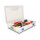 Delock Kabelbinder Sortimentsbox mit Kabelbinderzange 600-teilig farbig