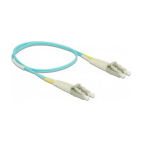 Delock Kabel Lichtwellenleiter LC zu LC Multimode OM3 0,5 m