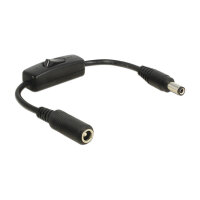 Delock Adapterkabel DC 5,5 x 2,5 mm Stecker > DC 5,5 x...