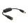 Delock Adapterkabel DC 5,5 x 2,5 mm Stecker > DC 5,5 x 2,5 mm Buchse mit Schalter 20 cm