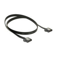 Delock SATA 6 Gb/s Kabel 50 cm schwarz FLEXI