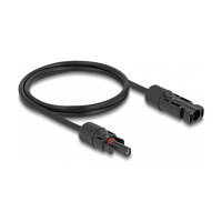 Delock DL4 Solar Kabel 4 mm² Stecker zu Buchse 1 m...