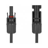 Delock DL4 Solar Kabel 4 mm² Stecker zu Buchse 1 m schwarz