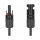 Delock DL4 Solar Kabel 4 mm² Stecker zu Buchse 1 m schwarz