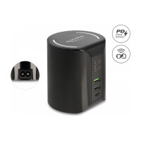 Delock USB und kabelloses Ladegerät 1 x USB...