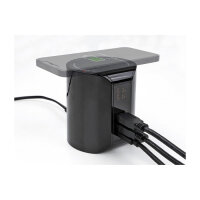 Delock USB und kabelloses Ladegerät 1 x USB Type-C™ PD + 2 x USB Typ-A mit 58 W