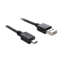 Delock Kabel EASY-USB 2.0 Typ-A Stecker > USB 2.0 Typ Mini-B Stecker 3 m schwarz