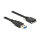 Delock USB 5 Gbps Kabel Typ-A Stecker zu USB 5 Gbps Typ Micro-B Stecker mit Schrauben 2 m
