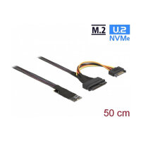 Delock M.2 Key M zu U.2 SFF-8639 NVMe Adapter mit 50 cm Kabel