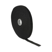 Delock Klettband auf Rolle L 10 m x B 13 mm schwarz