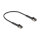 Delock RJ45 Slim Netzwerkkabel Cat.8.1 U/FTP winkelbar bis 40 Gbps schwarz 0,25 m
