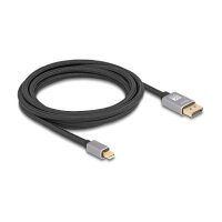 Delock Mini DisplayPort zu DisplayPort Kabel 8K 60 Hz 3 m...