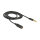 Delock Klinkenverlängerungskabel 3,5 mm 4 Pin Stecker zu Buchse 1 m schwarz