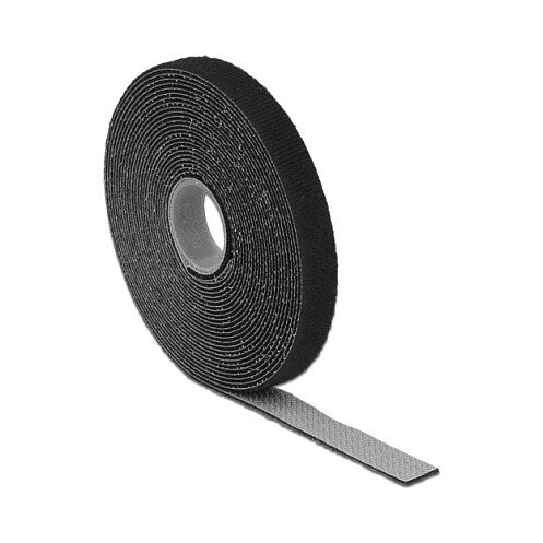 Delock Klettband auf Rolle L 5 m x B 13 mm schwarz