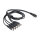 Delock Kabel DC Verteiler 5,5 x 2,1 mm 1 x Buchse > 5 x Stecker
