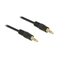 Delock Klinkenkabel 3,5 mm 3 Pin Stecker > Stecker 1 m...