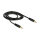 Delock Klinkenkabel 3,5 mm 3 Pin Stecker > Stecker 1 m schwarz
