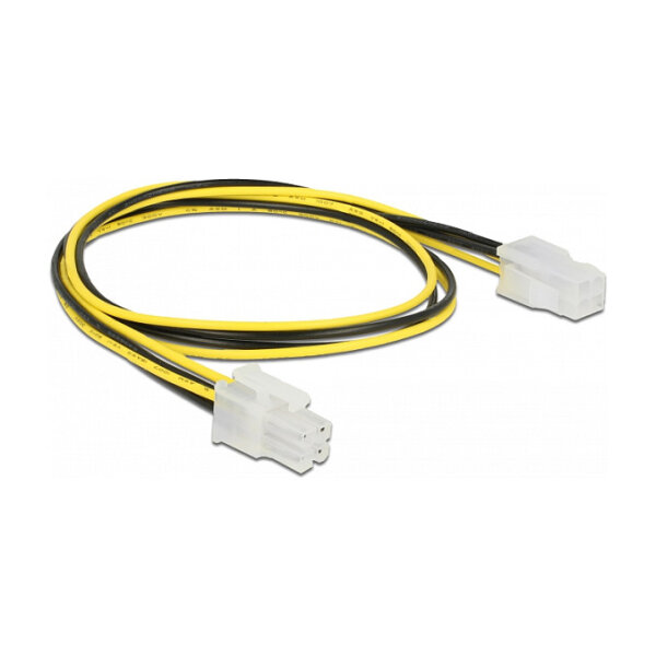 Delock Verlängerungskabel P4 4 Pin Stecker > P4 4 Pin Buchse 50 cm