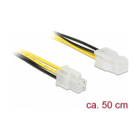 Delock Verlängerungskabel P4 4 Pin Stecker > P4 4 Pin Buchse 50 cm