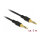 Delock Klinkenkabel 3,5 mm 3 Pin Stecker > Stecker 3 m schwarz