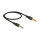 Delock Klinkenkabel 3,5 mm 4 Pin Stecker zu Stecker 0,5 m schwarz