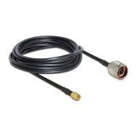 Delock Antennenkabel N Stecker > SMA Stecker RG-58 C/U...