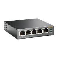 5P TP-Link SG1005P Metall mit 4 PoE-Ports
