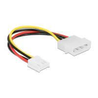 Delock Stromkabel 4 Pin Stecker > 4 Pin Floppy Buchse...