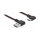 Delock EASY-USB 2.0 Kabel Typ-A Stecker zu USB Type-C™ Stecker gewinkelt links / rechts 1,5 m schwarz