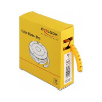 Delock Kabelmarker Box, Nr: 7, gelb, 500 Stück