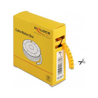 Delock Kabelmarker Box, Nr: 7, gelb, 500 Stück