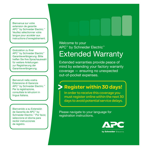 APC Extended Warranty Renewal - Systeme Service & Support 3 Jahre