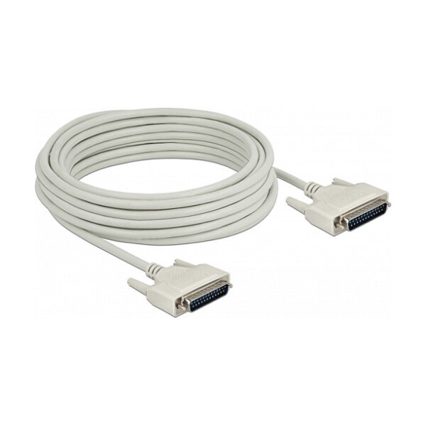 Delock Serielles Kabel D-Sub 25 Stecker zu Stecker 10 m