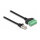 Delock RJ45 Kabel Cat.6 Stecker zu Terminalblock Adapter 1 m 2-teilig